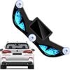 Generic Luce per parabrezza auto ricaricabile USB senza trapano decorazione | Finestra auto Occhi Luce di avvertimento per Camion Berlina RV Pendolarismo Viaggi Famiglia Escursioni City Touring