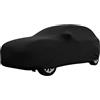 generico telo copriauto da interno Compatibile con Ford Focus ST Mk2 2005-2011,tessuto protettivo satinato, elastico, traspirante e morbido(Black)