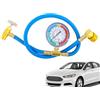Amesor Kit Ricarica AC per Auto Tubo Per Rabbocco Rapido Auto Con Manometro | Kit Di Ricarica Per A/C Auto Dotato Di Manometro Adatto A Garage Officina Industria Casa Camion SUV E Camper