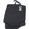 Petex 20910 Tappetino in Gomma nero anteriore e Posteriore Compatibilità con SKODA Rapid Spaceback NH1 Rapid Sedan NA2