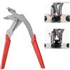 UCFBWO Attrezzo per clip auto, strumento per smontaggio auto, strumento per smontaggio auto, pinza per clip, strumento a leva auto, per pannelli di porte, cruscotto, fissaggio esterno, in acciaio inox