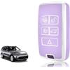 TOOMUME Cover Chiave Auto per Land Rover Range Rover Evoque Discovery 5 | Silicone Morbido, Antiurto, Anticaduta, Antigraffio, Custodia Protettiva Chiave per Sport Defender Velar Jaguar E-Pace F-Pace