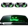 GSenhui Luci LED Occhi per Auto, Occhi da Diavolo a Energia Solare | Doppia Ricarica Solare USB-C, 5 Modalità di Illuminazione, Supporto a Ventosa, Luce di Segnalazione Impermeabile per Camion
