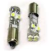 Lampada Led Canbus BAX9S H6W 8 Smd No Errore Piedi Storti 12V Luci Posizione Con Resistenza