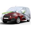 Opaltool Telo Copriautoda da Esterno Adatto a Citroën Berlingo 2018-2023 | Copertura Completa per Auto con Cerniera Della Porta, Serratura e Bande Antivento per la Protezione da Sole, Neve e Polvere