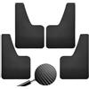 HTUHBCX Paraspruzzi Per Fiat Per Ducato Furgone E Camper 1990-on Paraspruzzi Per Auto Parafanghi Paraspruzzi In Fibra Di Carbonio Parafanghi Protezione(4Pcs black)