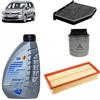 OP Kit tagliando 3 filtri + 4 L olio Q8 5W30 per Volkswagen Sharan 7N 1.4 TSI 2010+