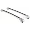 SQIFBA Barre Portatutto 2 Pz Traverse Barre Trasversali Portapacchi Per Mercedes Per Benz ML W166 2012 2013 2014 2015 2016 Con Mancorrenti Sul Tetto(Argento)