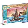 Clementoni - Puzzle 104 Pezzi Super, per Bambini 6+ Anni, Illustrazione Disney Vaiana 2, Idea Regalo, Made in Italy, 48,5x33,5 cm, 27239