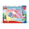 Ravensburger - Hello Kitty, Puzzle Bambini 4+ Anni, 2 Puzzle Da 24 Pezzi | Include 2 puzzle da 24 pezzi di Hello Kitty, giochi educativi e divertenti, ideali come regalo per ogni occasione dai 4 anni.