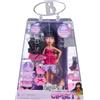 Bratz What'z In My Closet Set con bambola fashion Dana e oltre 40 outfit | Set da gioco con armadio con specchio, 3 outfit, 4 paia di scarpe, 2 borse, oltre 40 look da abbinare