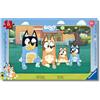 Ravensburger - Bluey, Puzzle Bambini 3+ Anni, 15 Pezzi Con Cornice Inclusa | Puzzle educativo di Bluey con 15 pezzi e cornice inclusa, ideale per bambini dai 3 anni e come idea regalo per occasioni.