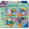 Ravensburger - Disney Stitch, Puzzle 3+ Anni, Set 4 Puzzle Da 12-24 Pezzi | Include 4 puzzle progressivi a tema Disney Stitch da 12, 16, 20 e 24 pezzi, giochi educativi e divertenti, ideali dai 3 anni.