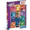 Clementoni - Puzzle per Bambini 300 Pezzi Supercolor, per Bambini 9+ Anni, Illustrazione Disney Inside Out 2, Idea Regalo, Made in Italy, 48,5x33,5 cm, 21744