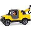 LENA - Truckies Carro Attrezzi - Auto giocattolo 20 cm con assi in acciaio, gancio di traino e personaggio - Veicolo robusto per interno ed esterno - Dai 2 anni - Certificato TÜV - Made in Europe