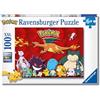 Ravensburger - Pokémon, Puzzle Educativo Per Bambini 6+ Anni, 100 Pezzi XXL | Puzzle XXL da 100 pezzi a tema Pokémon, gioco educativo e divertente, ideale come regalo originale per bambini dai 6 anni.