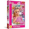 Trefl - Barbie, Conoce Barbie - Puzle de 100 piezas - Puzle rosa con la muñeca más famosa del mundo, Entretenimiento creativo, Juego para niños a partir de 5 años