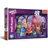 Trefl - Inside Out 2 - Puzzle 100 Pezzi - Puzzle Colorati con i Protagonisti del Film d'Animazione, Intrattenimento Creativo, Gioco per Bambini a partire dai 5 anni