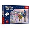 Trefl - La famiglia Treflik, Robobot invernale - Puzzle da 60 pezzi - Puzzle colorato con personaggi delle fiabe, intrattenimento creativo, divertimento per bambini dai 4 anni in su