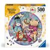 Ravensburger - Puzzle 500 Pezzi Round: Winnie the Pooh Round, Puzzle Adulti E Famiglie, Puzzle 500 Pezzi 52 x 52 cm, Regalo Adulti
