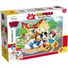 Liscianigiochi - Mouse & Friends Disney Puzzle Supermaxi 60, Mickey, Multicolore, 66728