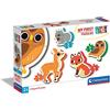 Clementoni - 20814 - My First Puzzle - Animali del Bosco - 3-6-9-12 Pezzi