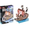 EXPLORA SCIENCES EXPLORA - Nave Pirata - Puzzle 3D - 540013-22 Pezzi - Livello 2 - Senza Colla o Forbici - Educativo - Gioco di Costruzione - Regalo per Bambini - Modello - Dai 5 anni in su