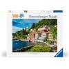 Ravensburger - Puzzle 500 Pezzi Lago Di Como, Puzzle Per Adulti 49x36cm | Puzzle 500 pezzi, 49x36 cm, per adulti dai 14 anni, collezione 500 pezzi e ideale come idea regalo originale.