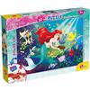 Liscianigiochi- Little Mermaid Puzzle Doppia Faccia, 60 Pezzi, Multicolore, 74051