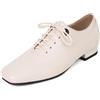 Bviennic Oxfords Donna Flat Lace Up Numero 35-41 | Punta Quadrata Comodo Pelle Daily Scarpe