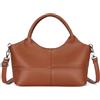 GAEKEAO Borsa a Mano Donna Media, Pelle Vegana Design Semplice ed Elegante | Borsa a Tracolla Donna, Manico Corto e Tracolla Regolabile, Adatto per lavoro Viaggi e Shopping Quotidiano