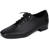 Bviennic Oxfords Donna Flat Lace Up Numero 35-41 | Punta Quadrata Comodo Pelle Daily Scarpe
