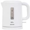 JATA JEHA1701 - Bollitore elettrico da 1 litro, caraffa senza fili con base girevole a 360°, spegnimento automatico, protezione da surriscaldamento, visuale dell'acqua e avvolgicavi, 1100 W