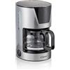 cloer 5251 Macchina da Caffè Filtro da 6 Tazze, Funzione di mantenimento del calore delicato, Caraffa in vetro, Cucchiaio dosatore, Funzione anti-goccia, Dimensione del filtro 1x 2, 550 W