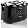 Ariete 159 Toastime - Tostapane con Pinze per 2 fette di pane - 9 Gradi di Doratura - 700 Watt - Nero