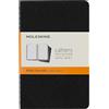 Moleskine Cahier Journal Set 3 Quaderni a Righe, Nero