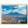 Blechemma Cartolina in latta con busta 14 x 10 cm vacanza città viaggio Napoli Italia Vesuvo