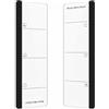 QWORK® 2 Pezzi lavagna memo acrilico monitor, pannello trasparente per messaggi del computer, per ufficio domestico e ufficio
