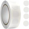 NHQZ Etichette Termiche Rotonde Autoadesive 13 mm Vinile Bianchi Adesivi Colori Tondi Rimovibili Stampabili Impermeabili per Logo Codice a Barre QR inventario 1000 pezzi per Rotolo