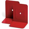 Lebez Reggilibro in metallo 2 pz. colore rosso