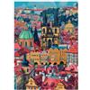 FBFNIOPZUYAw Città Edificio Cupola 1000 pezzi Mini Puzzle per Adulti Decorazione | 38x26cm Cartone Dilettanti Puzzle Rilassato Assemblaggio Taglio Preciso Regalo Compleanno