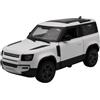 Generic Compatibile con Rastar Land Rover Defender 90 auto scala 1:24 in bianco