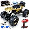 Jiakora Macchina Telecomandata per bambini, 1:12 Monster Truck Giocattolo | Grande Auto Telecomandata 4x4, Carrozzeria in Metallo e Luci, 2,4 GHz Camion Telecomandato, Regali di Natale per i bambini