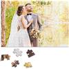 Xuumu Puzzle personalizzato per adulti, in legno, con foto, puzzle unico personalizzato per donne, mamma, papà, animali domestici, laurea, matrimonio, regalo di compleanno 1000/500/344/312/300/200/70/35