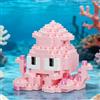 Generic 1 statuetta a forma di polpo assemblata a mano, decorazione da scrivania a tema oceano, statua da collezione per casa e ufficio