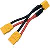 Nuofany XT90H XT-90 Plug Anti-Spark Parallel Batteria Connettore Cavo XT90 Connettore Stile Parallelo 1 Maschio a 2 Femmina per Quadcopters Multirotors RC LiPo Batteria