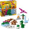LEGO Classic Dinosauri creativi 11041 | Giochi per bambini da 5 anni, animali giocattolo da costruire come T.rex, triceratopo e brontosauro, idea regalo, 450 pezzi