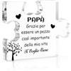 Generico Puzzle in Acrilico Idea Regalo Papà Compleanno Decorazione Casa Tavolo | Idea Regalo per Genitore, Festa del Papà, Compleanno, Onomastico, Natale e Ricorrenze Familiari Speciali