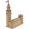 UGEARS Big Ben Puzzle 3D per Adulti - Kit di Modellismo - Passatempi con Puzzle in Legno per Uomini - Rompecabezas 3D per Adulti - Kit di Modello in Legno da Costruire