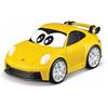 Burago Bburago Junior Porsche 911 GT3 My 1st Collection, scala Die-Cast Car with Dispenser, Interactive Vehicle Toy for Young Collectors, Yellow Or Blue Supplied, 12 mesi +